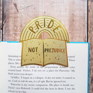 Pride not Prejudice Brass Bookmark 