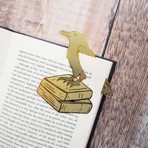 Raven Brass Bookmark