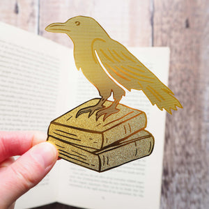 Raven Brass Bookmark